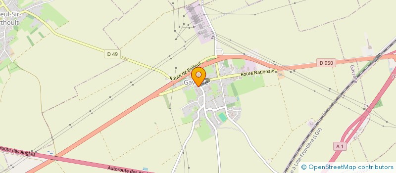 localisation de l'entreprise MONSIEUR VINCENT DUBOIS  GAVRELLE