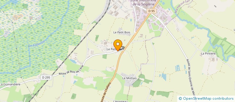 localisation de l'entreprise MONSIEUR VINCENT DUBOIS  MACHECOUL-SAINT-MEME