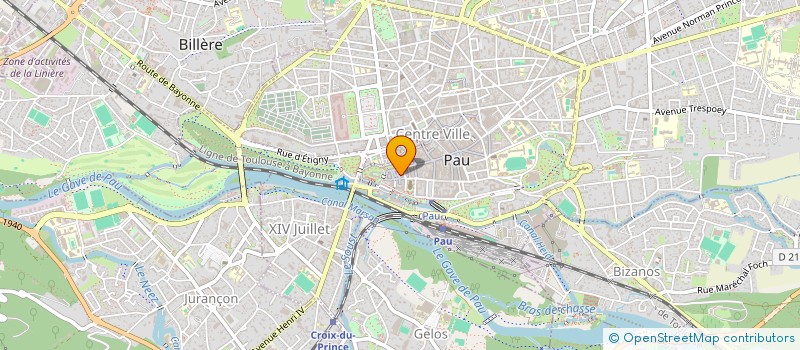 localisation de l'entreprise MONSIEUR VINCENT DUBOURG à PAU