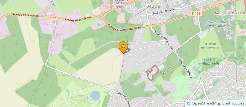 localisation de l'entreprise MONSIEUR VINCENT DUBOURG  MERIGNAC