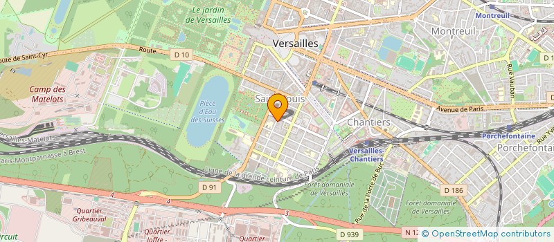 localisation de l'entreprise MONSIEUR VINCENT DUBUS à VERSAILLES