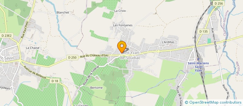 localisation de l'entreprise MONSIEUR VINCENT DUC  SAINT-YZAN-DE-SOUDIAC
