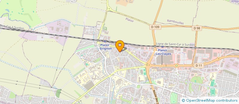 localisation de l'entreprise MONSIEUR VINCENT DUCATEAU  PLAISIR