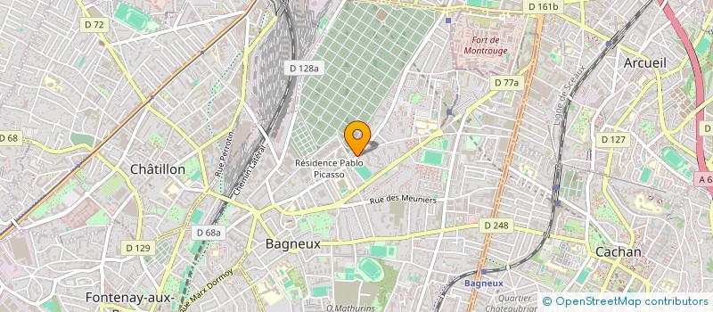localisation de l'entreprise MONSIEUR VINCENT DUCHATEL à BAGNEUX
