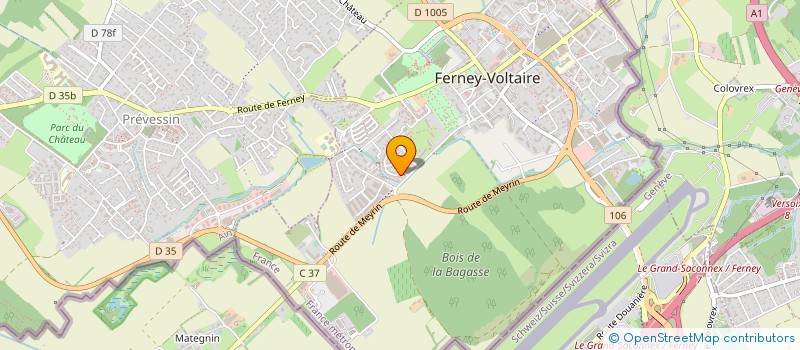 localisation de l'entreprise MONSIEUR VINCENT DUCRET à FERNEY-VOLTAIRE