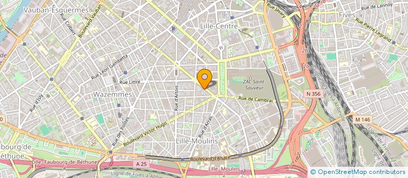localisation de l'entreprise MONSIEUR VINCENT DUFAUX à LILLE