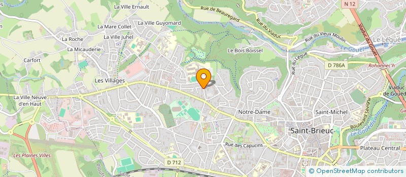 localisation de l'entreprise MONSIEUR VINCENT DUFUST à SAINT-BRIEUC