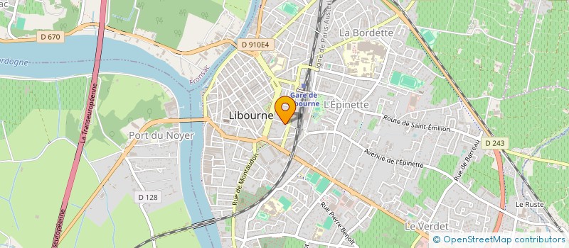 localisation de l'entreprise MONSIEUR VINCENT DUGOS  LIBOURNE