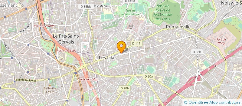localisation de l'entreprise MONSIEUR VINCENT DUHEN à LES LILAS