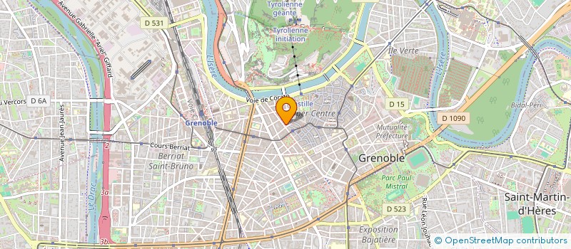 localisation de l'entreprise MONSIEUR VINCENT DUMAREST  GRENOBLE