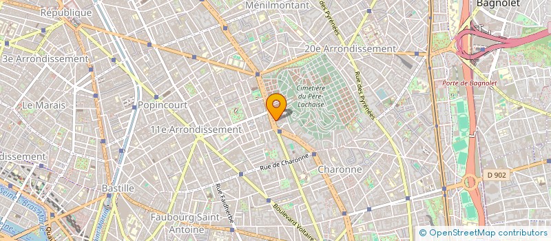 localisation de l'entreprise MONSIEUR VINCENT DUMARTIN  PARIS