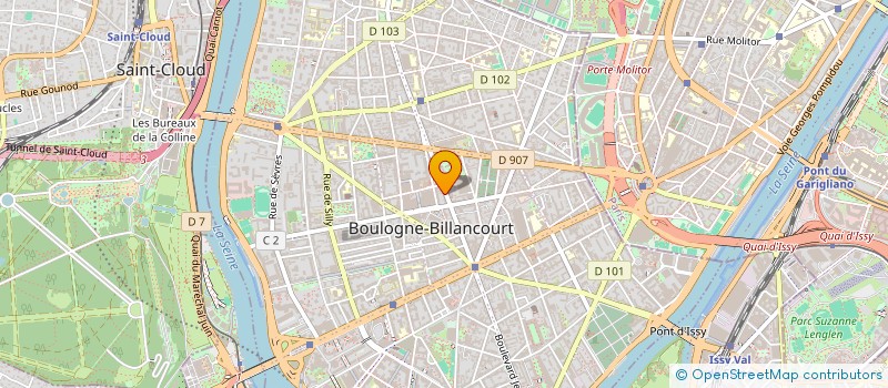 localisation de l'entreprise MONSIEUR VINCENT DUMAS à BOULOGNE-BILLANCOURT
