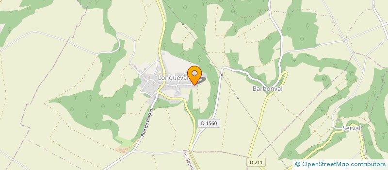 localisation de l'entreprise MONSIEUR VINCENT DUMONT  LES SEPTVALLONS