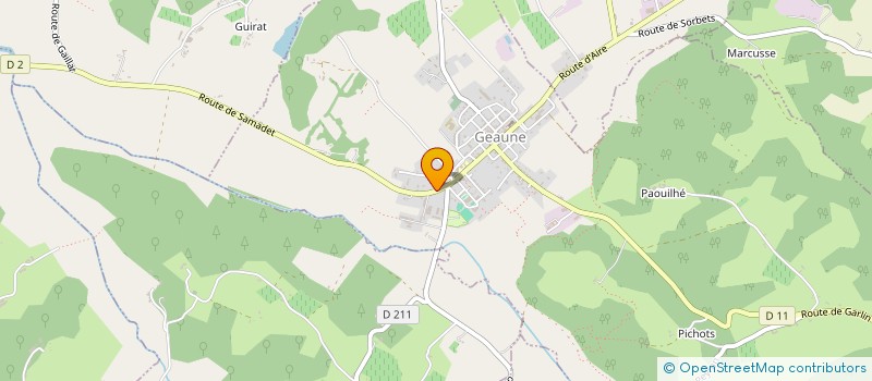 localisation de l'entreprise MONSIEUR VINCENT DUMONT  GEAUNE