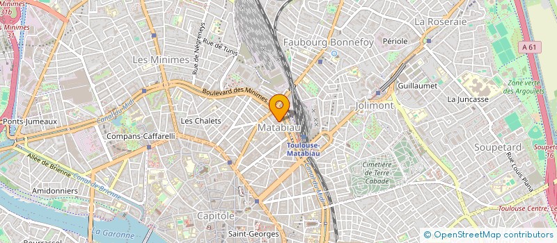 localisation de l'entreprise MONSIEUR VINCENT DUMONTEIL à TOULOUSE