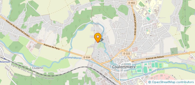 localisation de l'entreprise MONSIEUR VINCENT DUMOULIN à COULOMMIERS