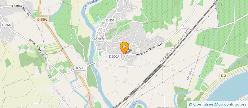 localisation de l'entreprise MONSIEUR VINCENT DUPAS  MONTFRIN