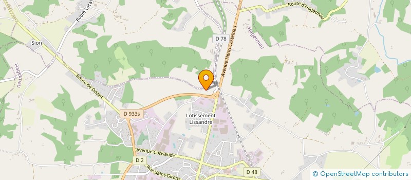 localisation de l'entreprise MONSIEUR VINCENT DUPERIER  HORSARRIEU