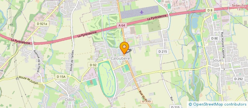 localisation de l'entreprise MONSIEUR VINCENT DUPIN  LALOUBERE