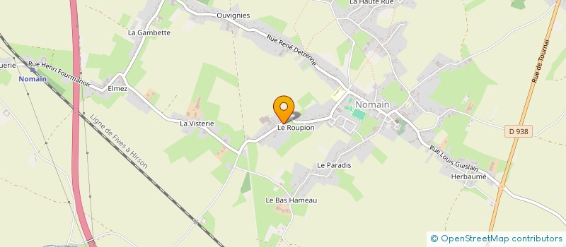 localisation de l'entreprise MONSIEUR VINCENT DUPLOUY  NOMAIN