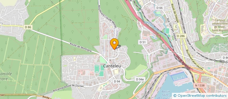 localisation de l'entreprise MONSIEUR VINCENT DUPONQ à CANTELEU