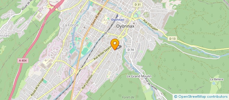 localisation de l'entreprise MONSIEUR VINCENT DUPONT à OYONNAX