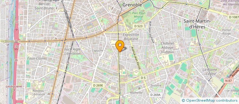 localisation de l'entreprise MONSIEUR VINCENT DUPUIS à GRENOBLE