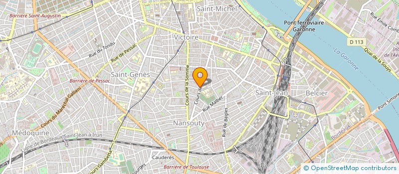 localisation de l'entreprise MONSIEUR VINCENT DURAND  BORDEAUX