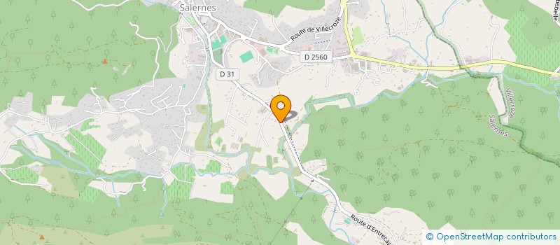 localisation de l'entreprise MONSIEUR VINCENT DURAND  SALERNES