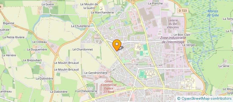 localisation de l'entreprise MONSIEUR VINCENT DURANDEAU à ANCENIS-SAINT-GEREON