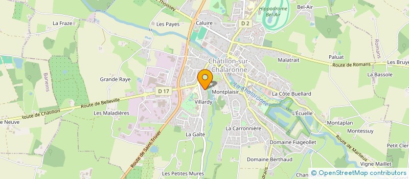localisation de l'entreprise MONSIEUR VINCENT DURANT à CHATILLON-SUR-CHALARONNE