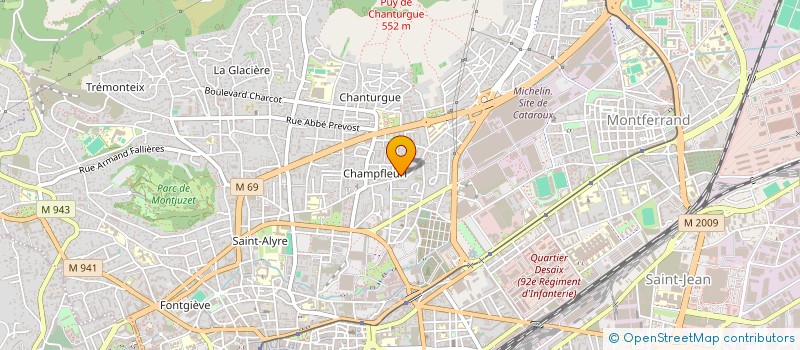 localisation de l'entreprise MONSIEUR VINCENT DURET  CLERMONT-FERRAND