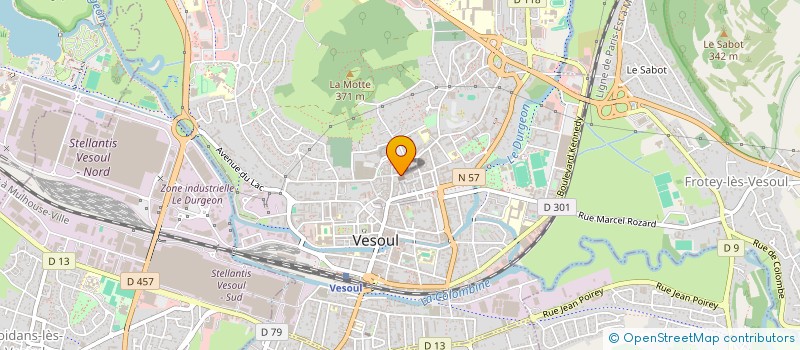 localisation de l'entreprise MONSIEUR VINCENT DURGET  VESOUL