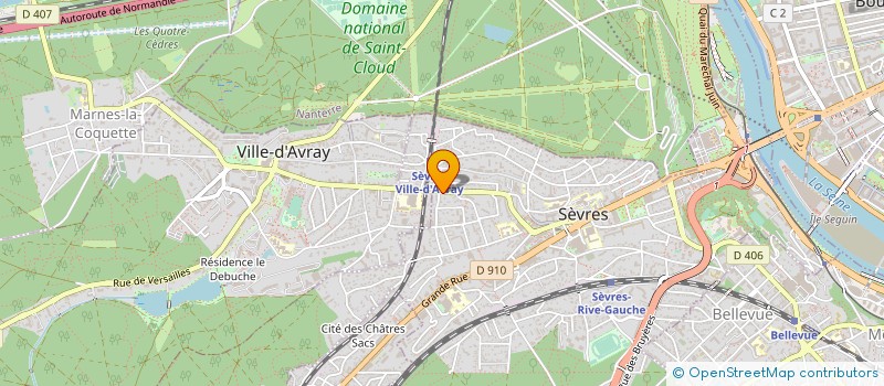 localisation de l'entreprise MONSIEUR VINCENT DURIEUX à SEVRES