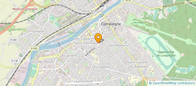 localisation de l'entreprise MONSIEUR VINCENT DURUPT  COMPIEGNE