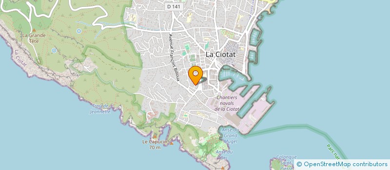 localisation de l'entreprise MONSIEUR VINCENT DUSAUTOY à LA CIOTAT