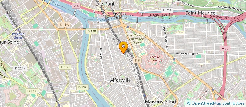 localisation de l'entreprise MONSIEUR VINCENT DUTOT à ALFORTVILLE