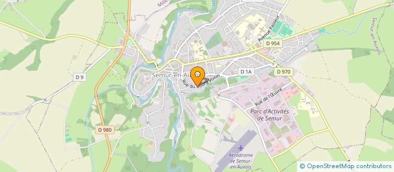 localisation de l'entreprise MONSIEUR VINCENT DUVAL à SEMUR-EN-AUXOIS