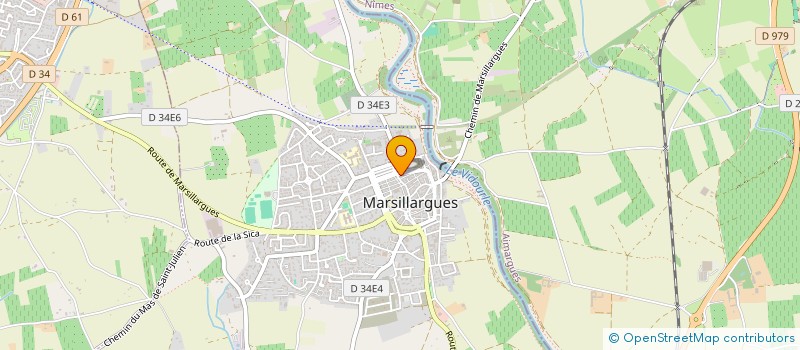 localisation de l'entreprise MONSIEUR VINCENT EDME  MARSILLARGUES