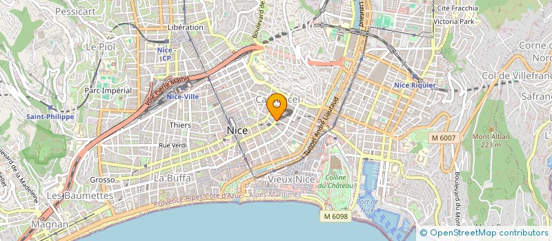 localisation de l'entreprise MONSIEUR VINCENT EHRENFELD  NICE