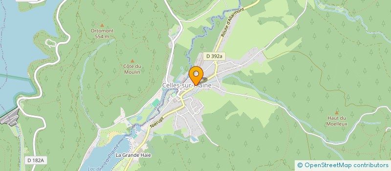 localisation de l'entreprise MONSIEUR VINCENT EMOND à CELLES-SUR-PLAINE
