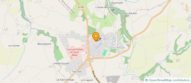localisation de l'entreprise MONSIEUR VINCENT EREAC à SAINT-ALBAN