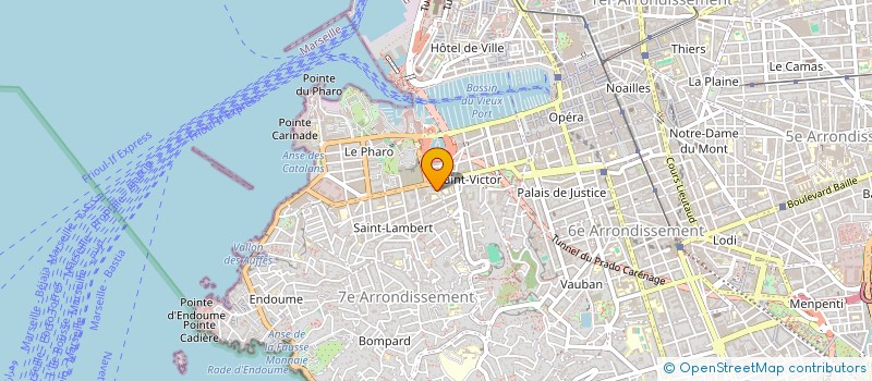 localisation de l'entreprise MONSIEUR VINCENT ERHEL  MARSEILLE