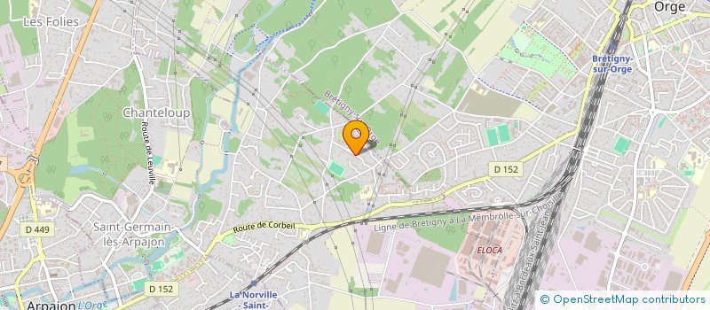 localisation de l'entreprise MONSIEUR VINCENT ESCARFAIL  SAINT-GERMAIN-LES-ARPAJON