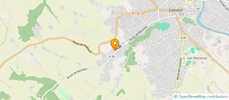 localisation de l'entreprise MONSIEUR VINCENT ESCOURBIAC  LAVAUR