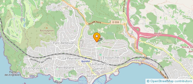 localisation de l'entreprise MONSIEUR VINCENT ESPOSITO  BANDOL