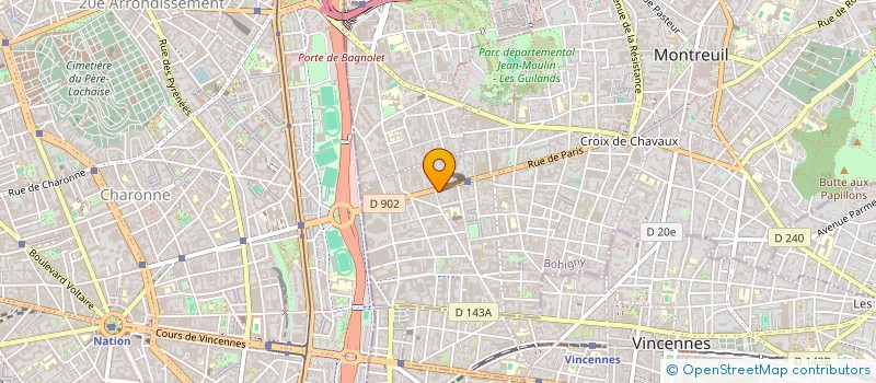 localisation de l'entreprise MONSIEUR VINCENT ESTIENNE à MONTREUIL