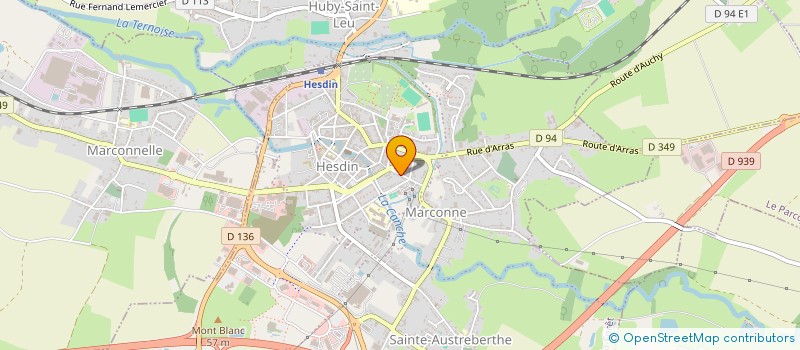 localisation de l'entreprise MONSIEUR VINCENT ETIENNE  HESDIN