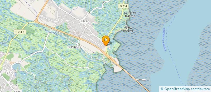 localisation de l'entreprise MONSIEUR VINCENT ETIENNE  LE CHATEAU-D'OLERON