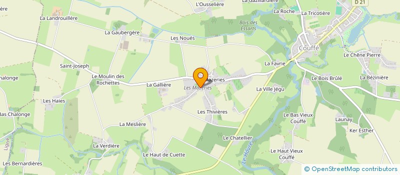 localisation de l'entreprise MONSIEUR VINCENT ETOURNEAU  COUFFE